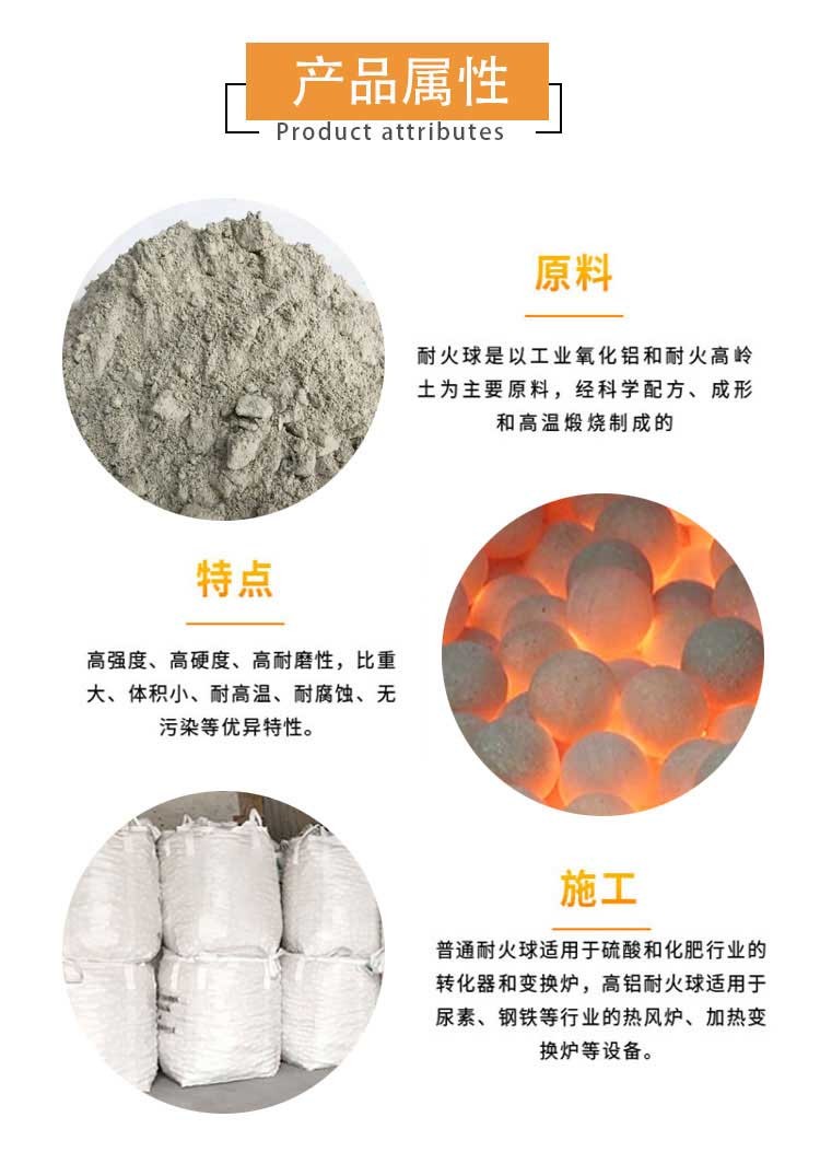 加热炉蓄热球产品属性